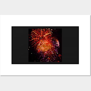 Pixel Firework No.33 Posters and Art